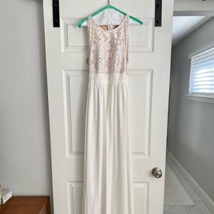 Lulu’s white maxi dress